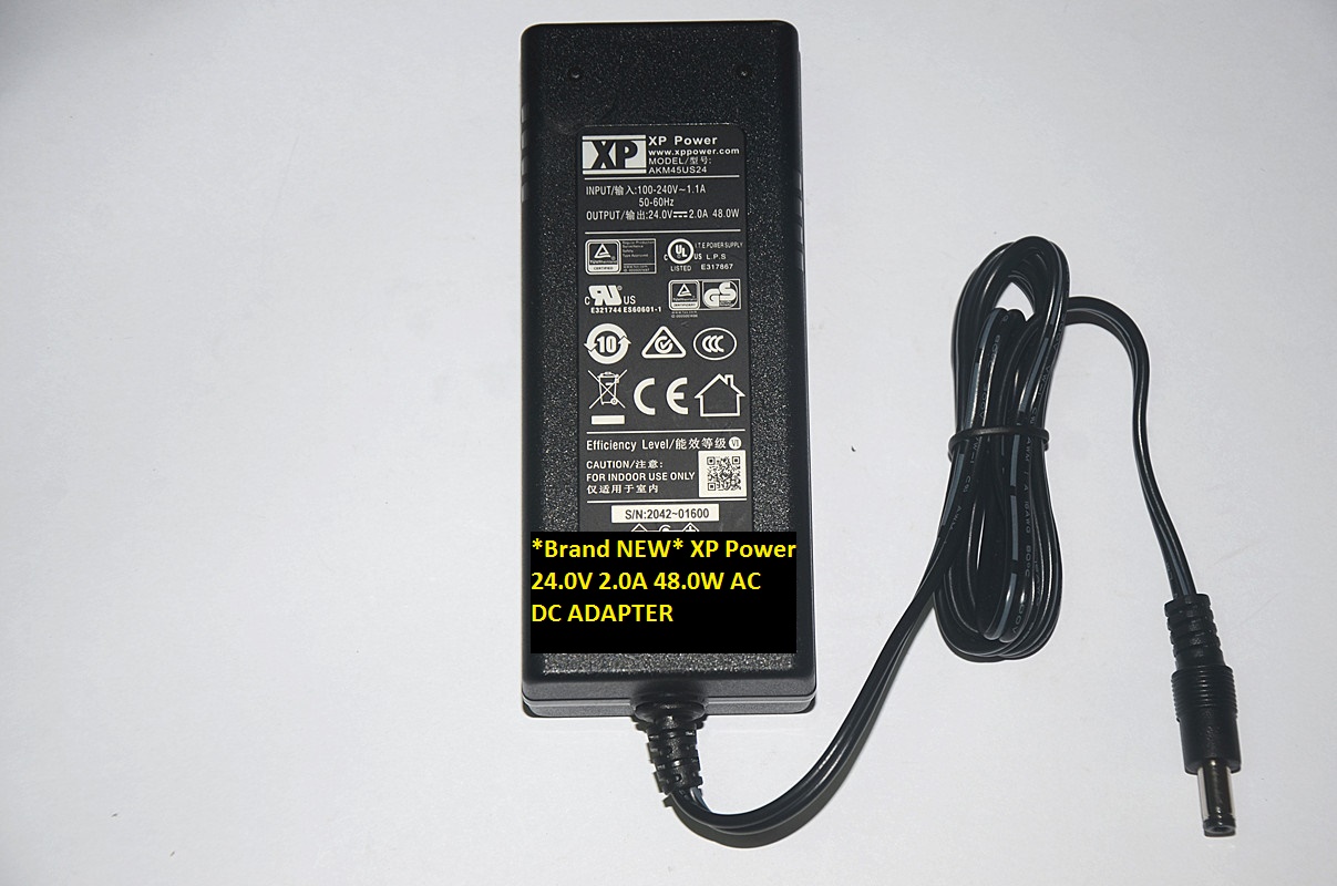 *Brand NEW* XP Power 48.0W AC DC ADAPTER AKM45US24 24.0V 2.0A